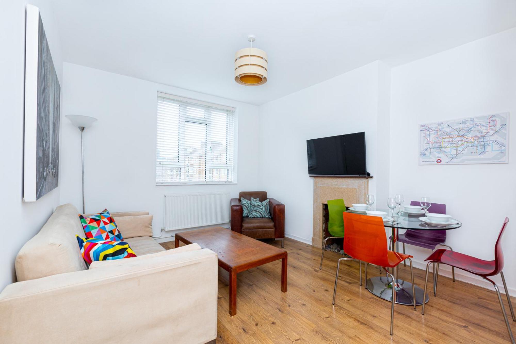 לונדון Bright Modern 1 Bedroom Flat, 5 Min To Vauxhall St מראה חיצוני תמונה