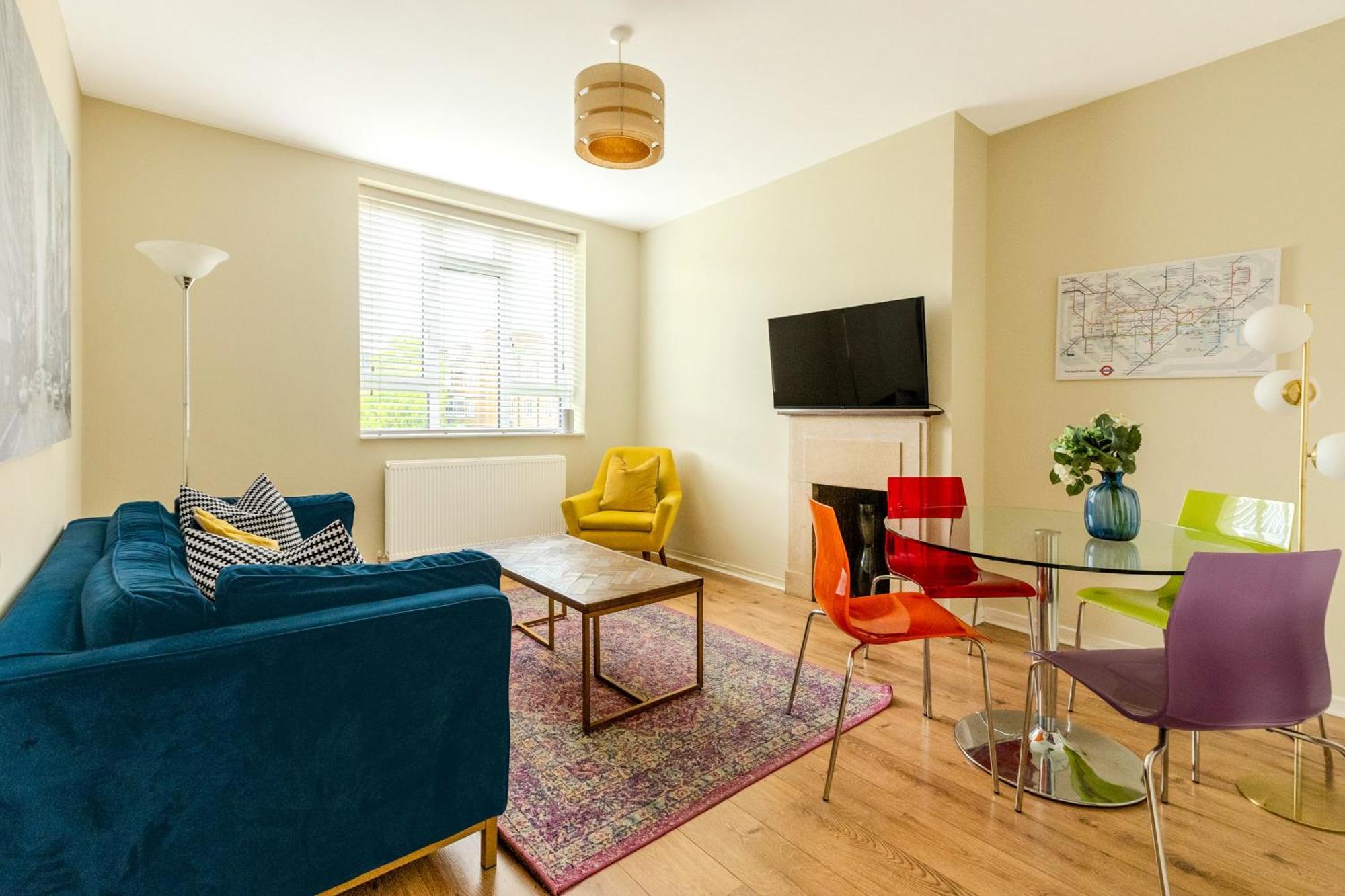 לונדון Bright Modern 1 Bedroom Flat, 5 Min To Vauxhall St מראה חיצוני תמונה